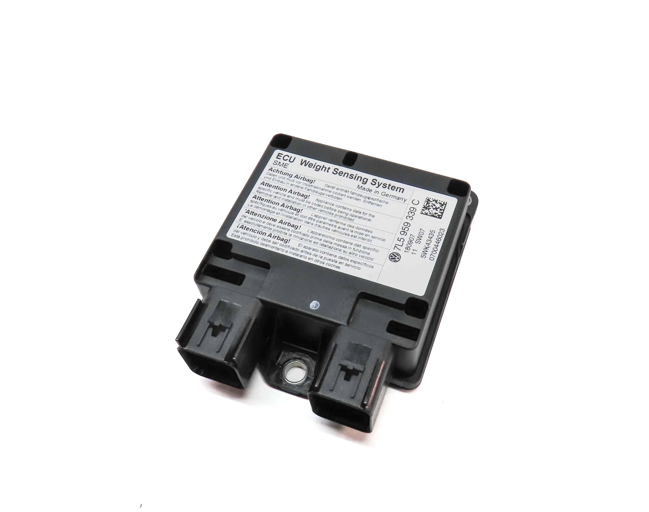 2008 PORSCHE CAYENNE (957) SRS SEAT OCCUPANCY WEIGHT SENSOR MODULE — exact item pictured